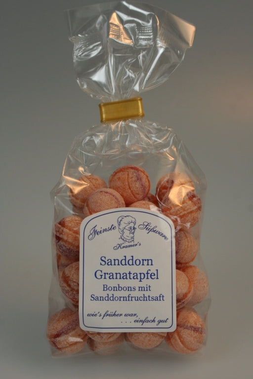 Kramers Sanddorn Granatapfelapfel Bonbons 120g