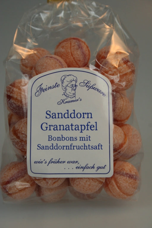 Kramers Sanddorn Granatapfelapfel Bonbons 120g