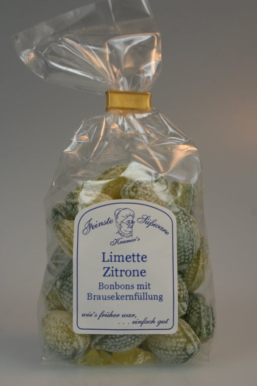 Kramers-Limette-Zitrone-Brause-Bonbons 120g