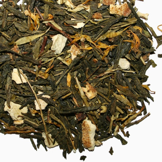 Grüner Tee Blutorange Sencha Pur Natur Tee