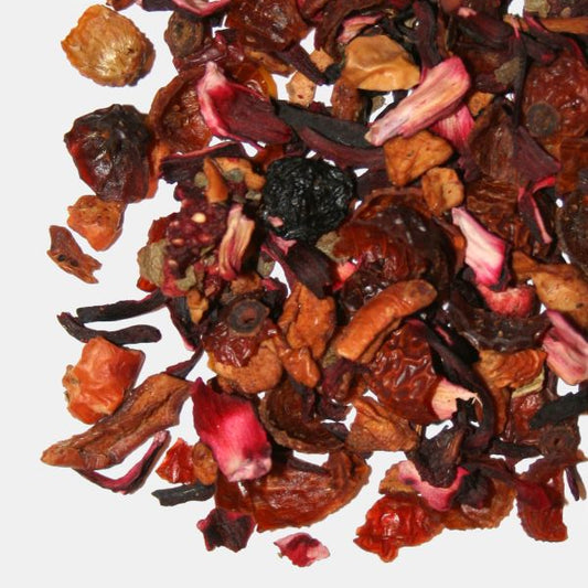 Früchtetee Omas Früchtekorb - Erdbeere Rhabarber