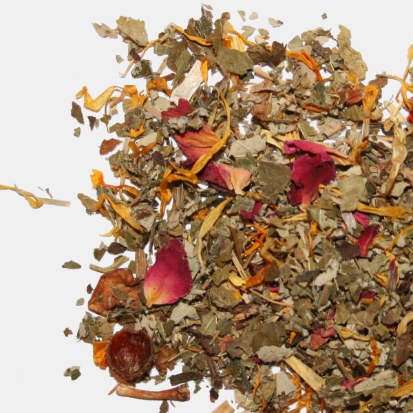 Kräutertee Schlechtwettertee mit Honig und Anis