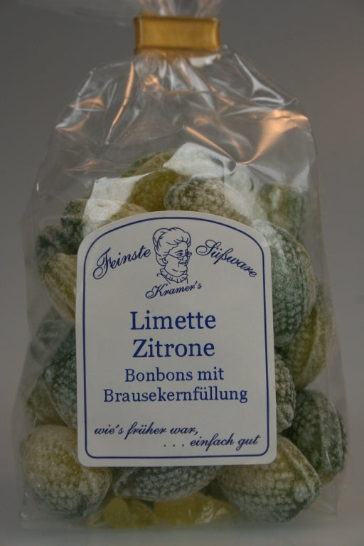 Kramers-Limette-Zitrone-Brause-Bonbons 120g