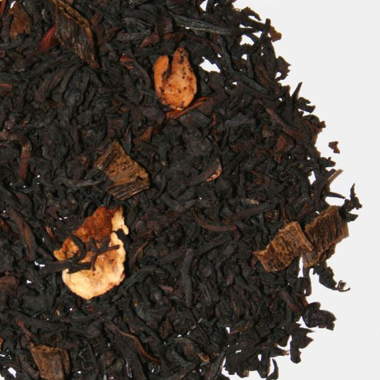 Schwarzer Tee Vanille Sahne